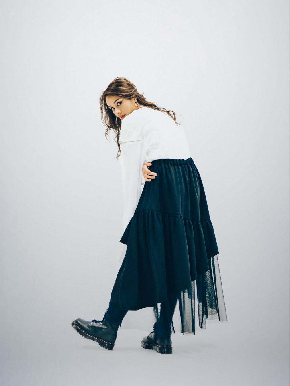 トップス¥16,800 スカート¥22,800