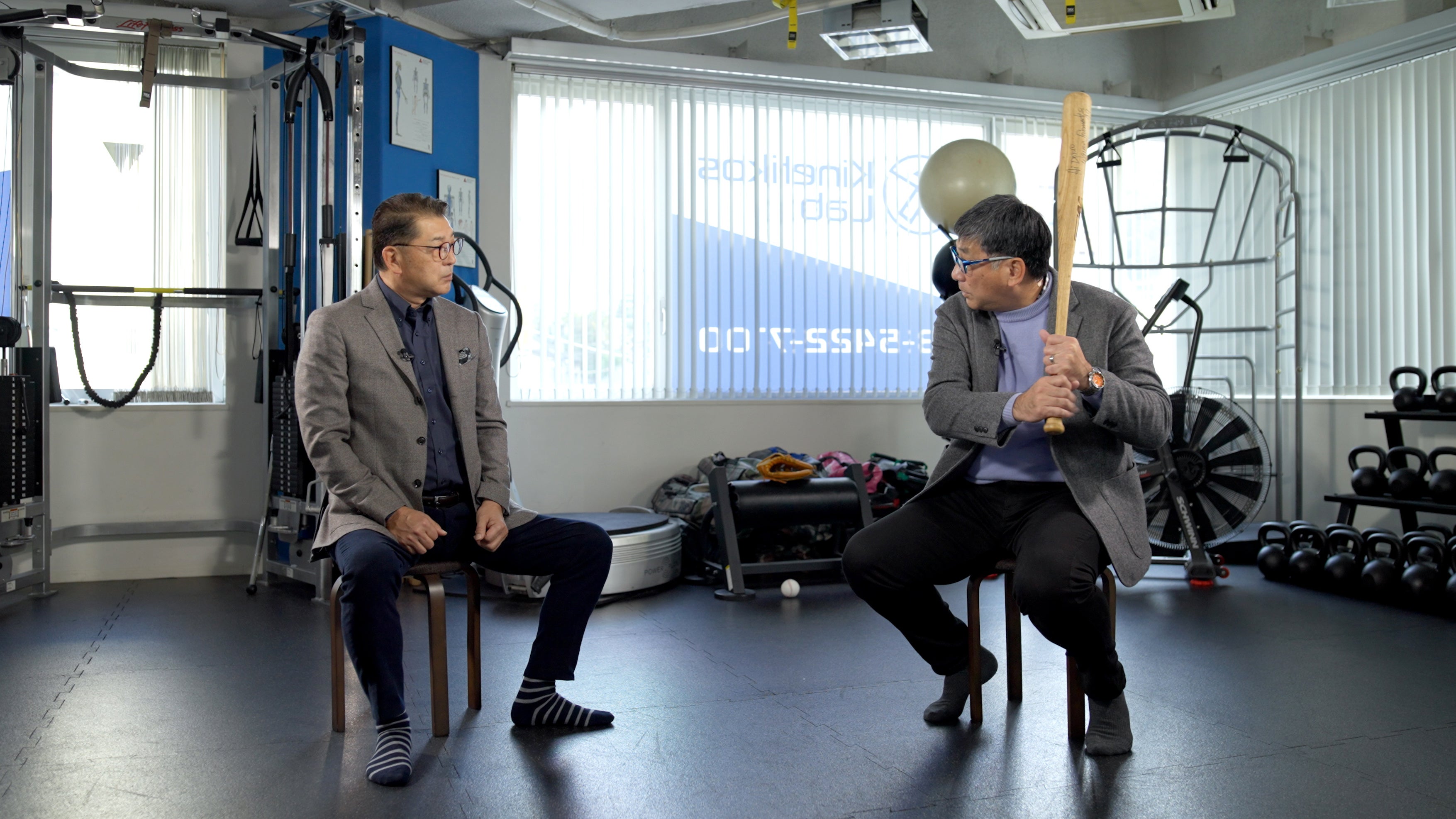 左：岡崎郁氏　右：駒田徳広氏