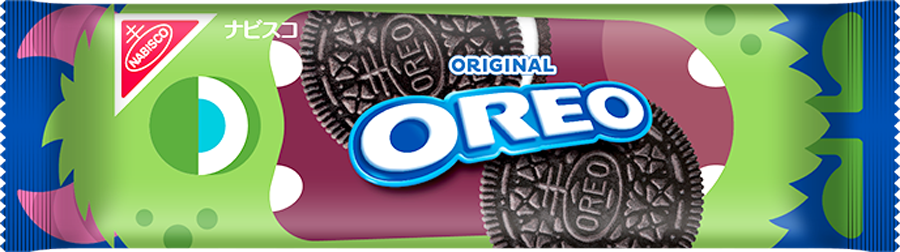 OREO ハロウィンパック 24枚入り 今年のハロウィンは、テーブルに”パクパクモンスター”を！限定デザイン