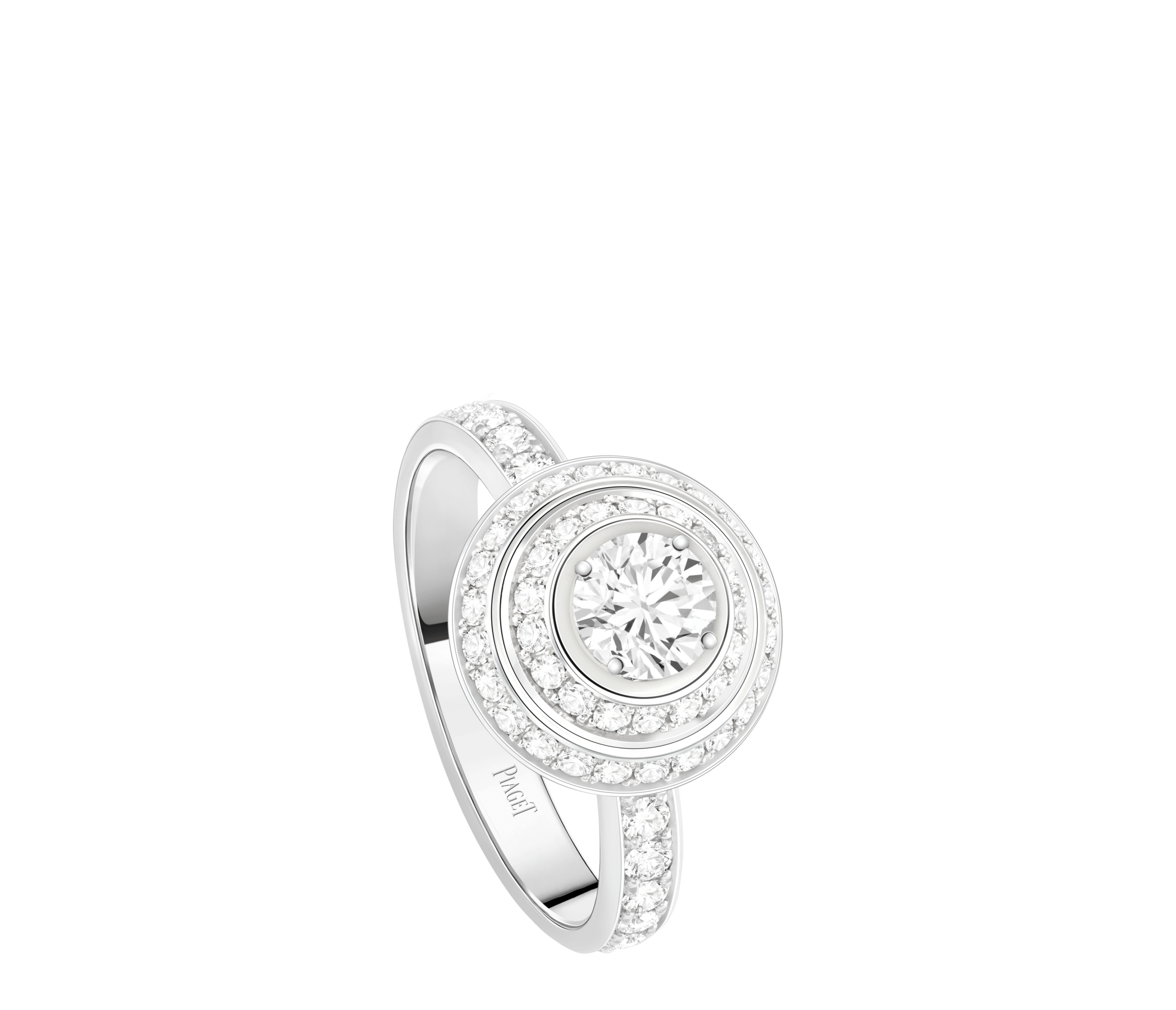 「ポセション」エンゲージメントリング プラチナ、センターダイヤモンド約0.5ct～ ￥1,601,600～