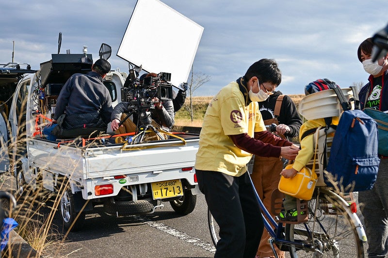 映画「じょっぱりー看護の人花田ミキ」撮影風景