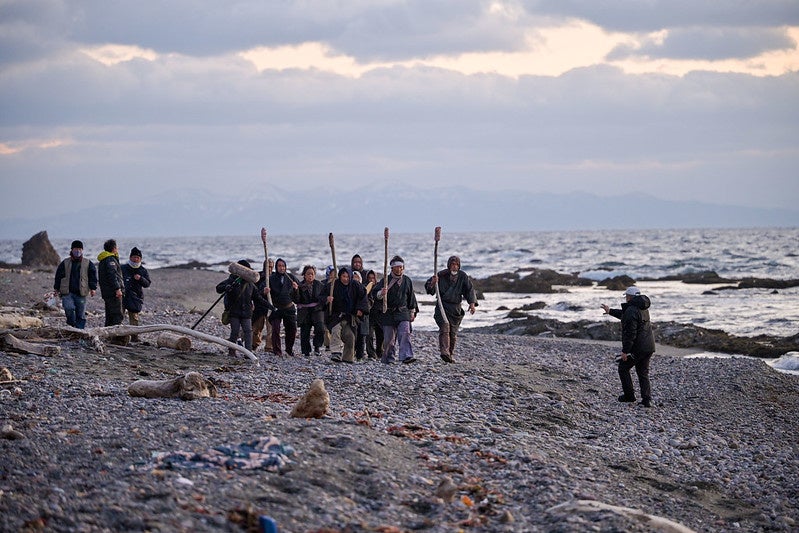 映画「じょっぱりー看護の人花田ミキ」撮影風景