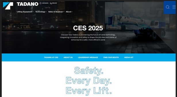 世界最大級のテクノロジー見本市「CES 2025」にタダノが初めて出展します