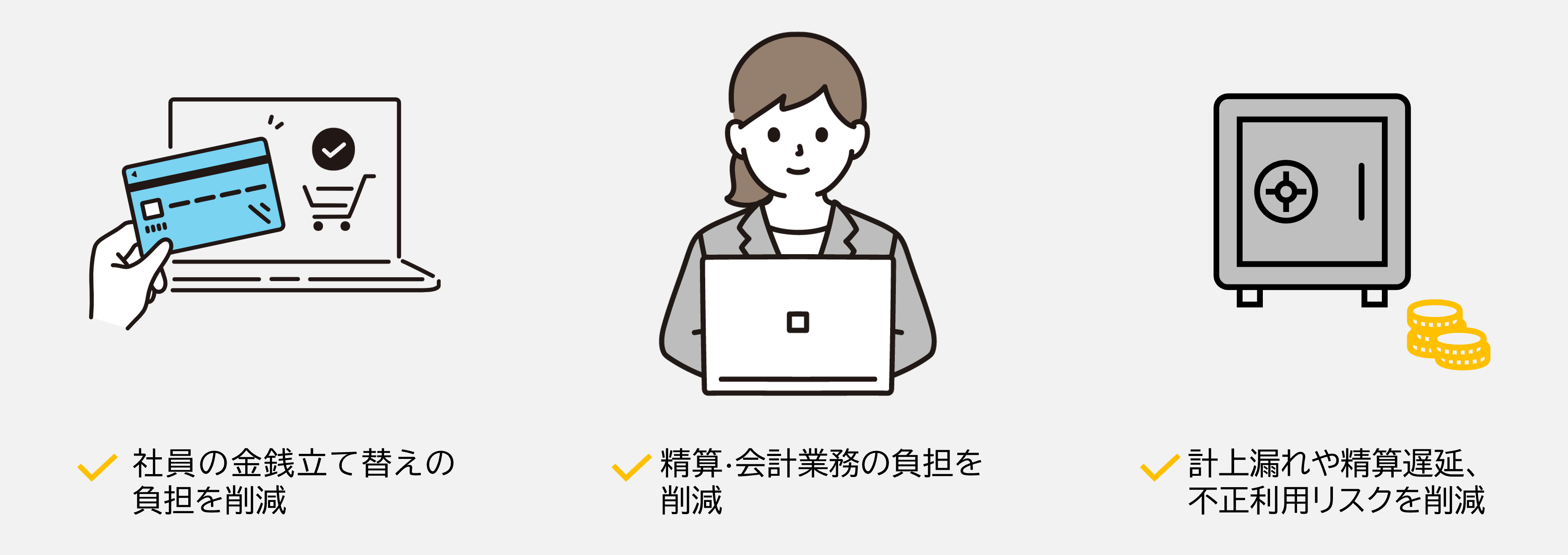 経費管理のネガティブ要素の削減