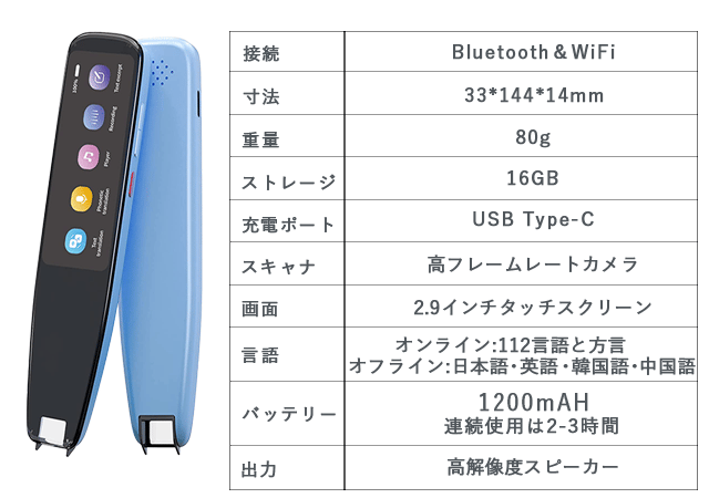 112言語を一瞬で翻訳！高機能ペンスキャナ型翻訳機「T-PEN PRO 3.0」 30_e1f66543-292c-40b0-8394-