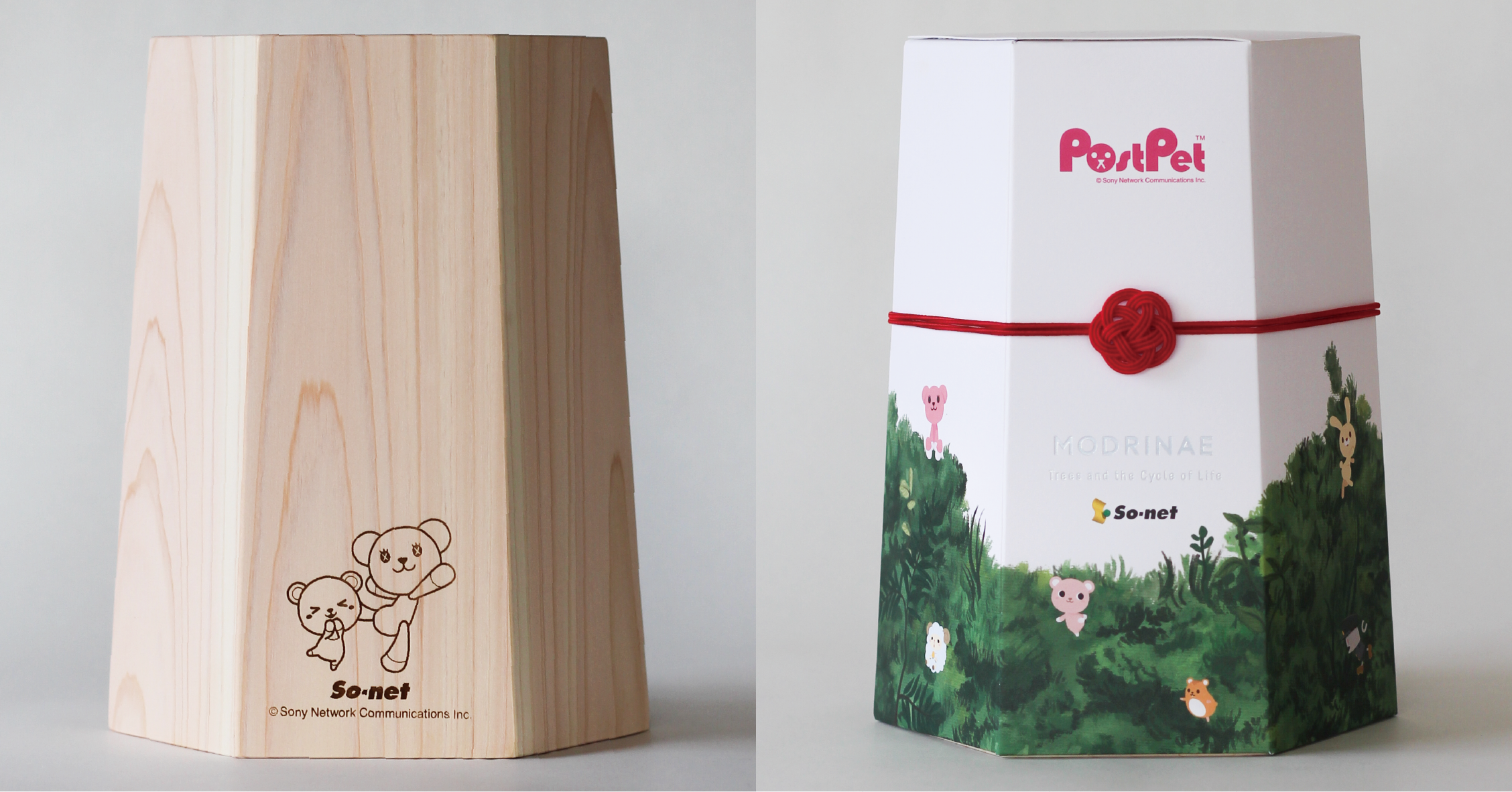「So-net」オリジナル木鉢・パッケージ