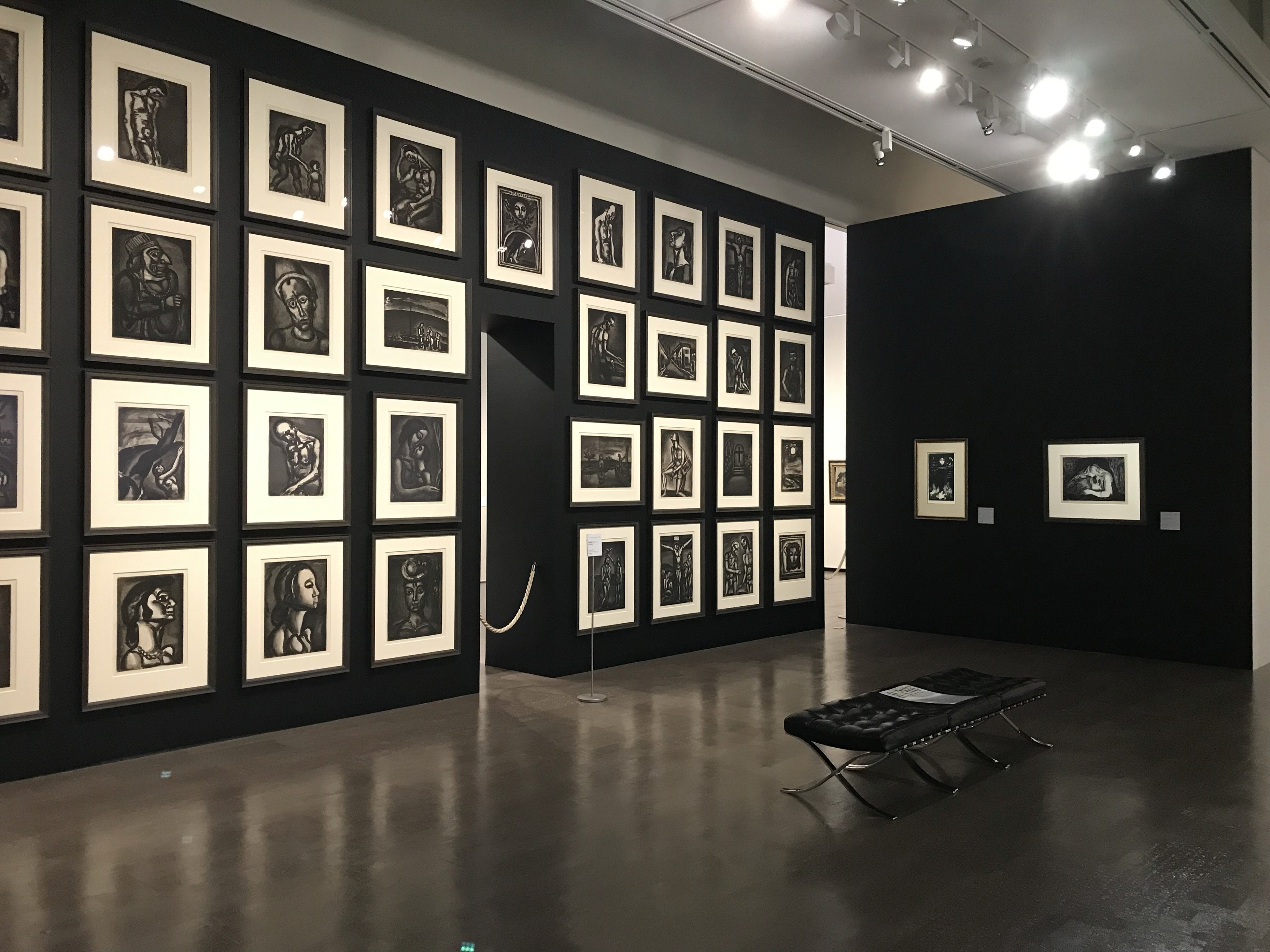 館内の作品展示の様子