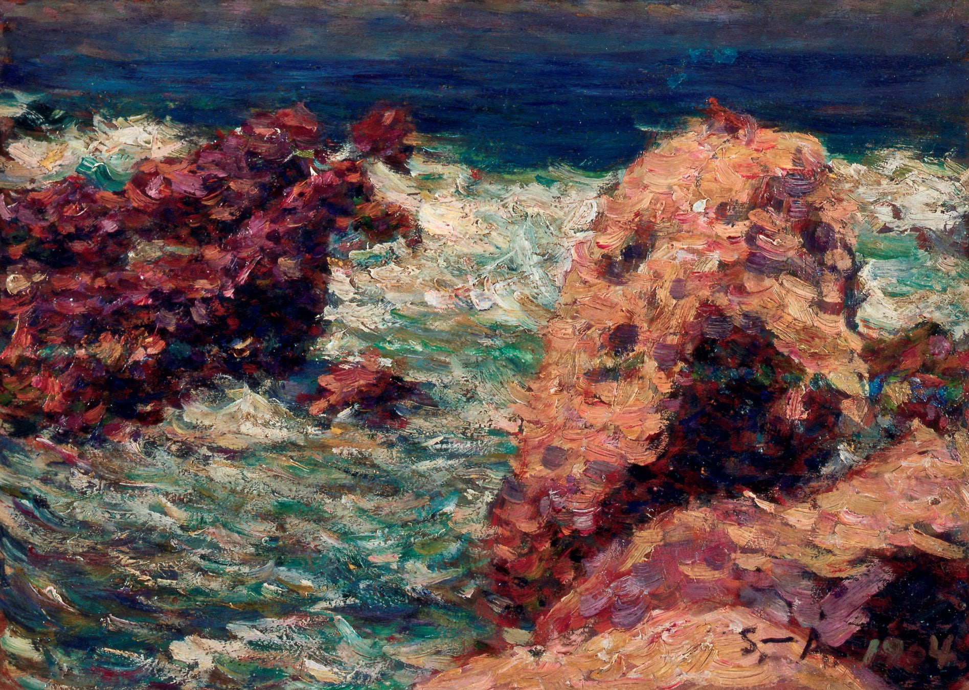 青木繁《海》1904年 岐阜県美術館寄託