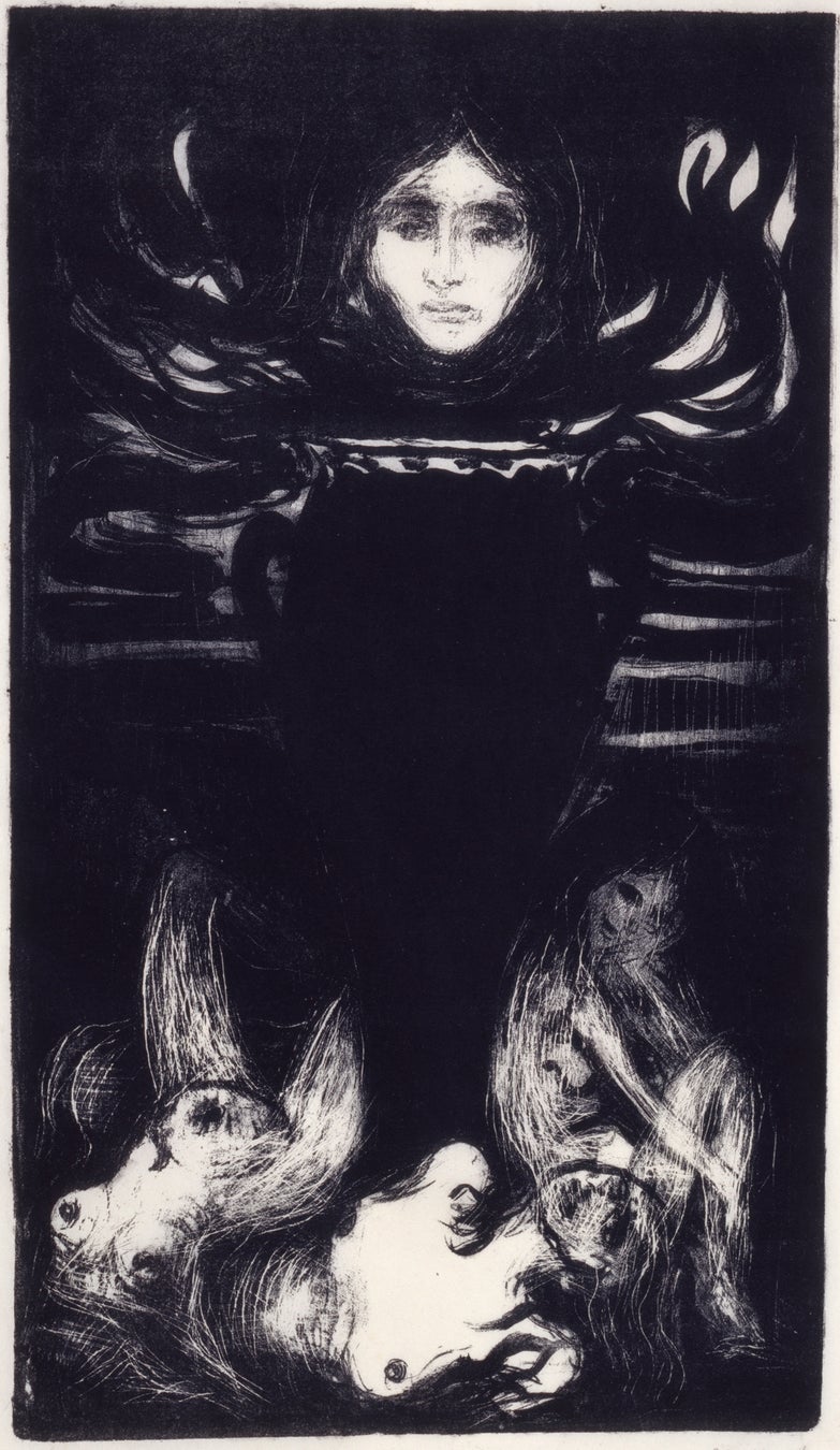 エドヴァルト・ムンク《壺》 1896年 岐阜県美術館蔵