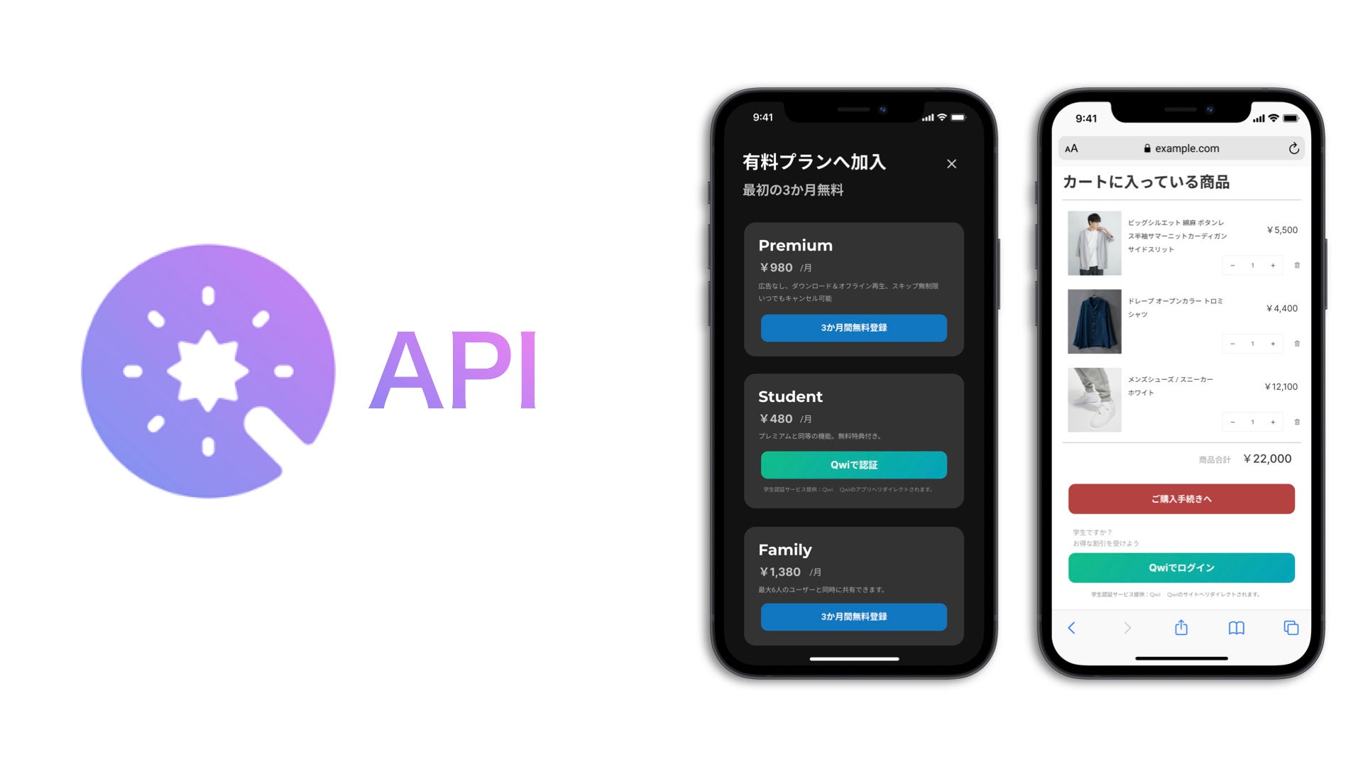 Qwi APIのイメージ