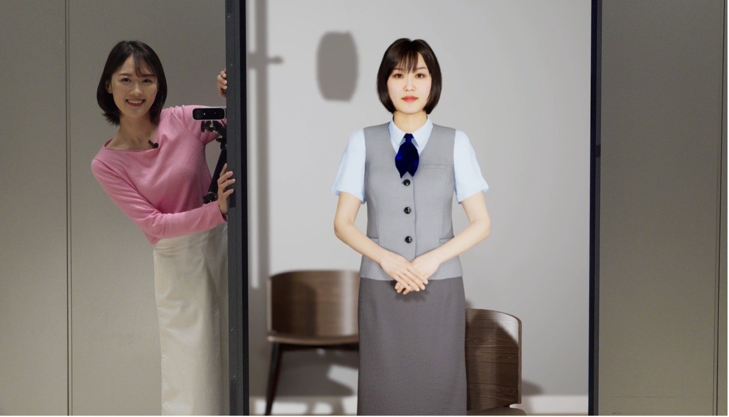 VHサイネージのイメージ図