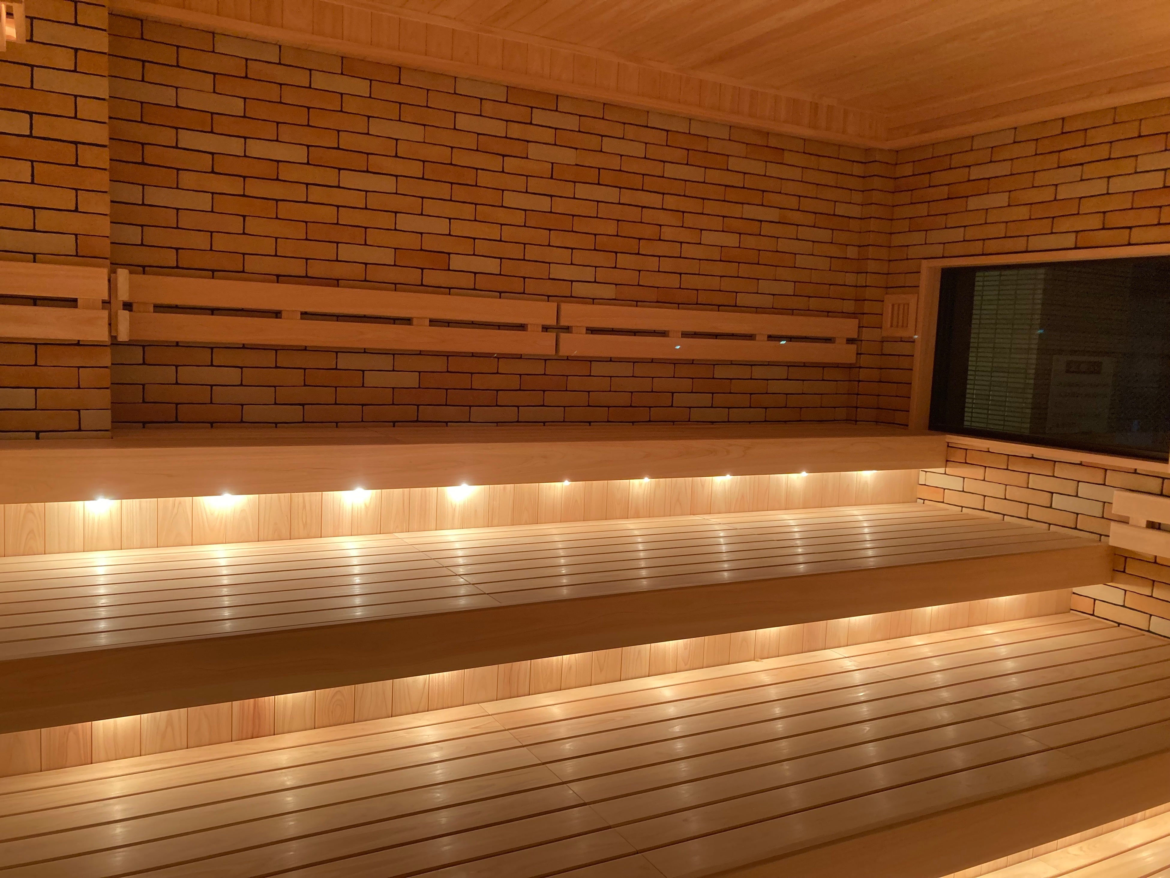 リニューアルしたサウナ室