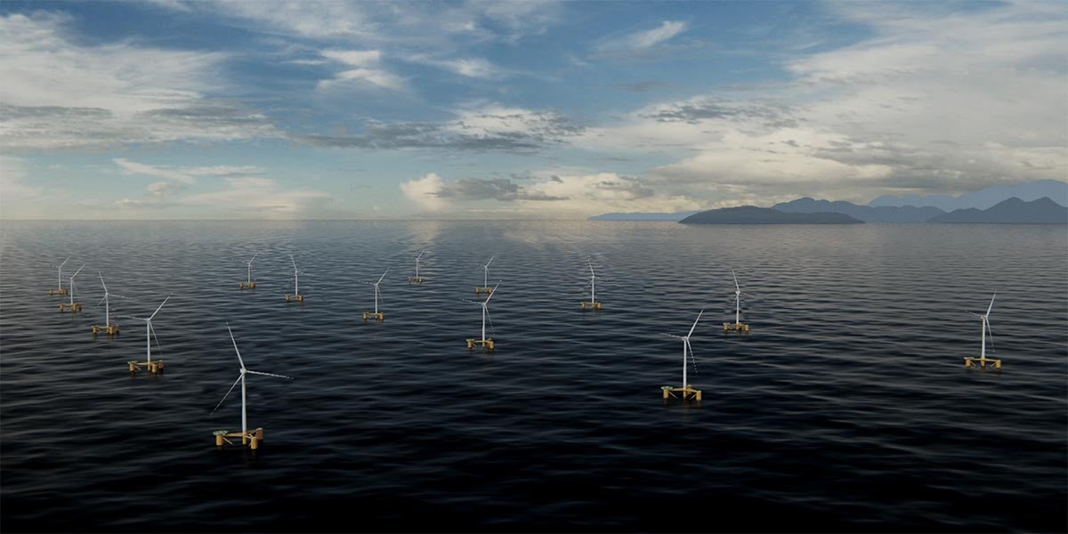 Odfjell Oceanwind社が開発するDeepsea Star™の設置イメージ図