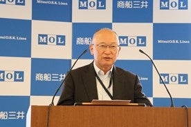社長 橋本の創立記念メッセージの様子