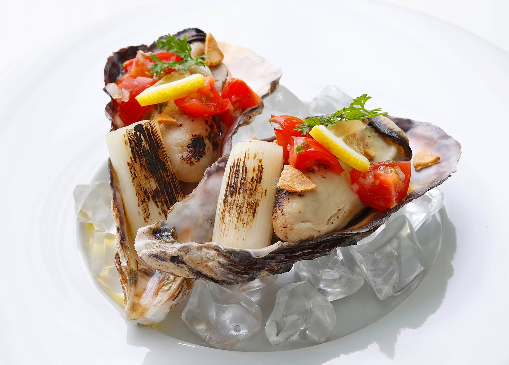 炙り牡蠣のピクルス