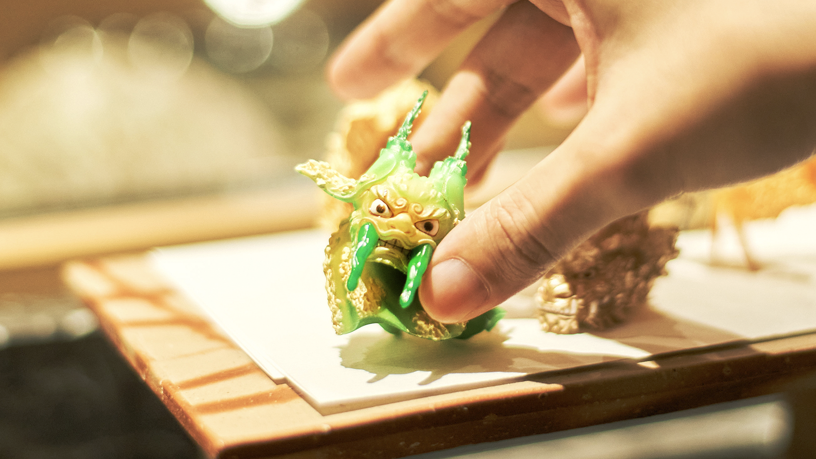 世界初のコン“テンプラ”リーアートが誕生！？サックサクの衣をまとった