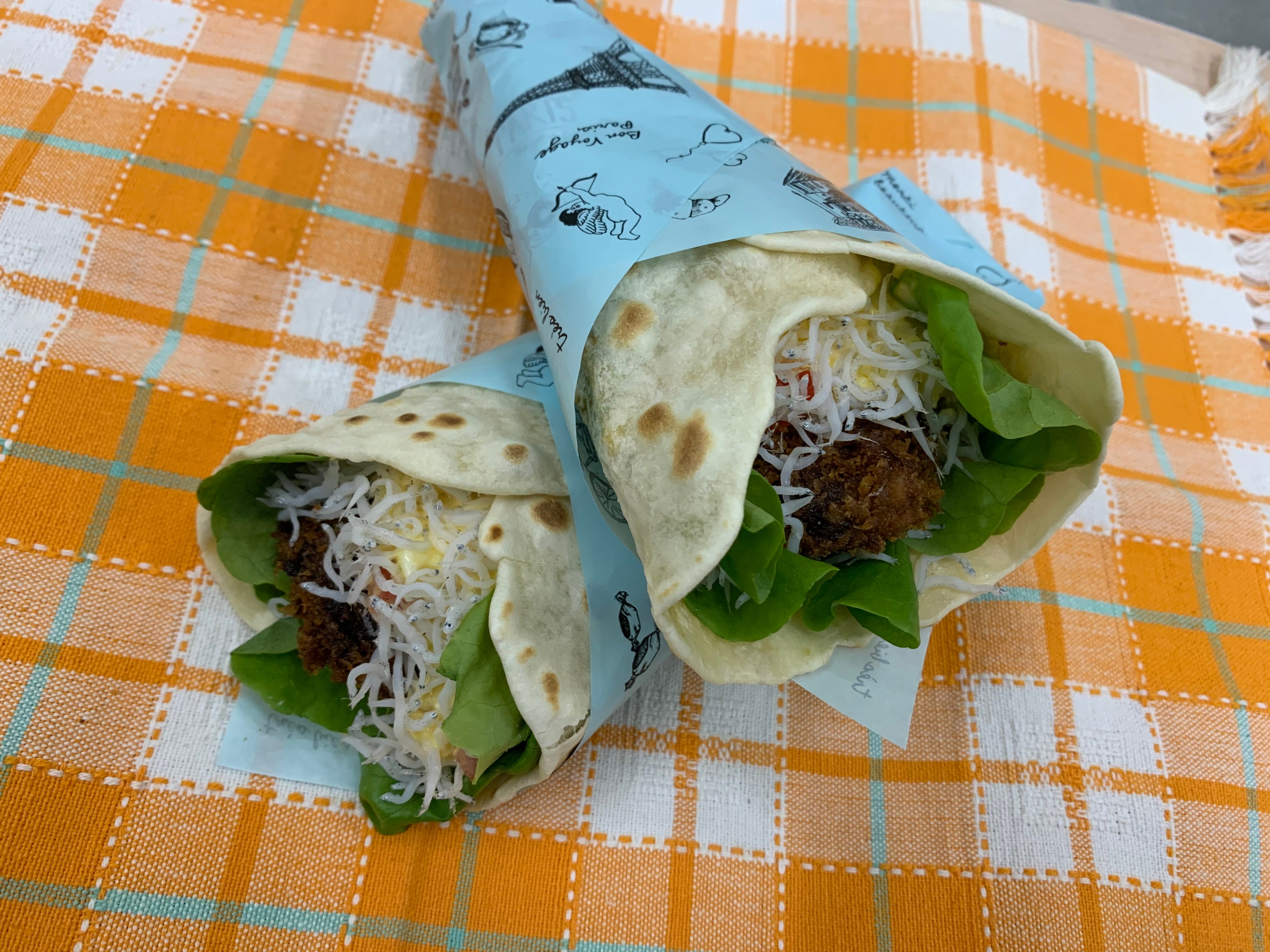 最優秀賞に輝いたうなぎとシラスのツイスター