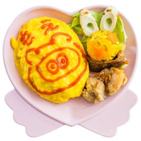3人のだいすき全部のせ!! ぴぴよぴよぴよ♪ひよこさんライス たぬフレSP ¥1,450 メイドが目の前でお絵描きいたします