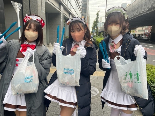 昭和通り付近の清掃活動