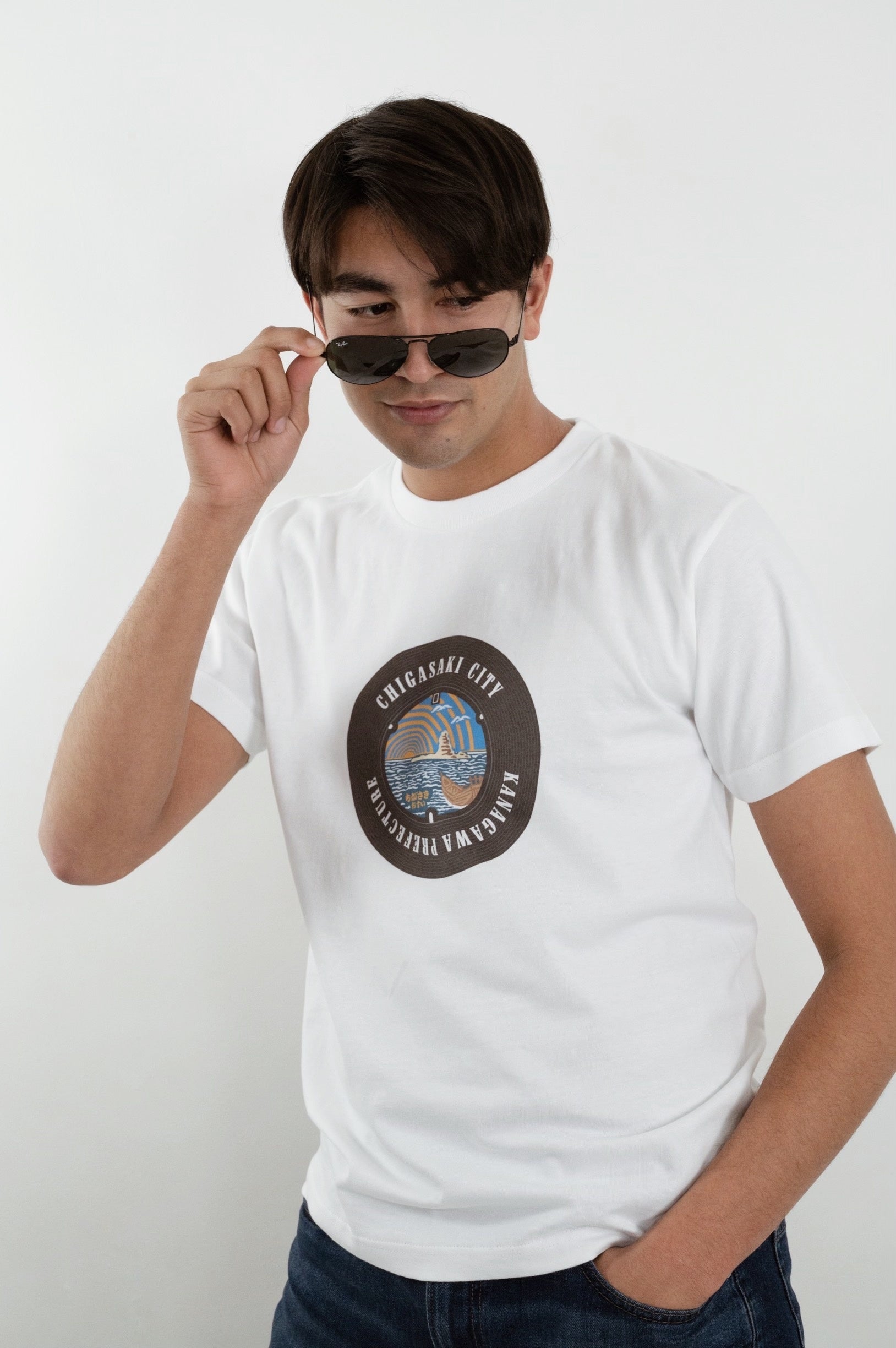 神奈川県茅ヶ崎市 マンホールTシャツ