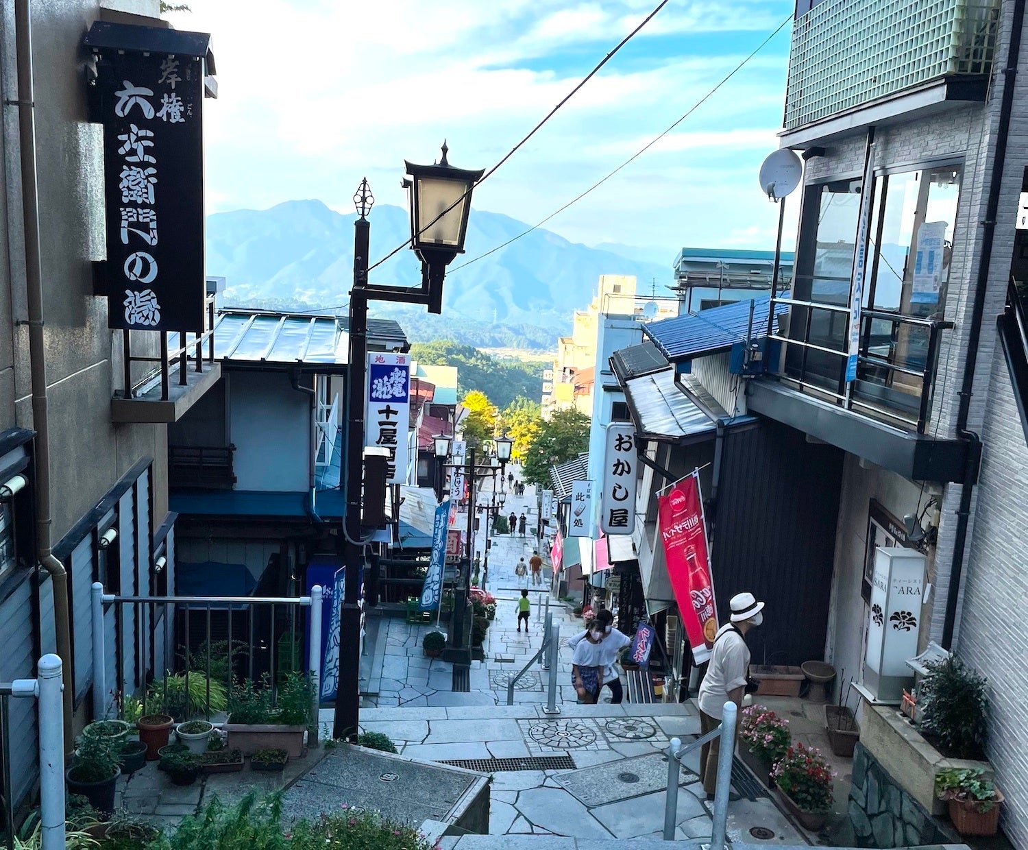 伊香保温泉石段街の風景