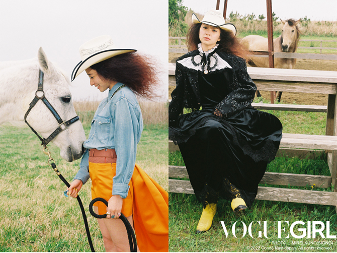 VOGUE GIRL PHOTO：MIREI KUNO(SIGNO) © 2022 Condé Nast Japan. All rights reserved.