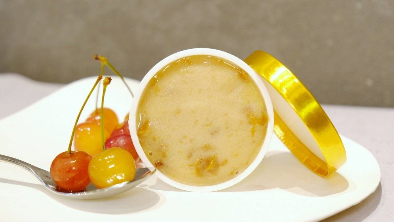 プレゼント対象のさくらんぼのジェラート