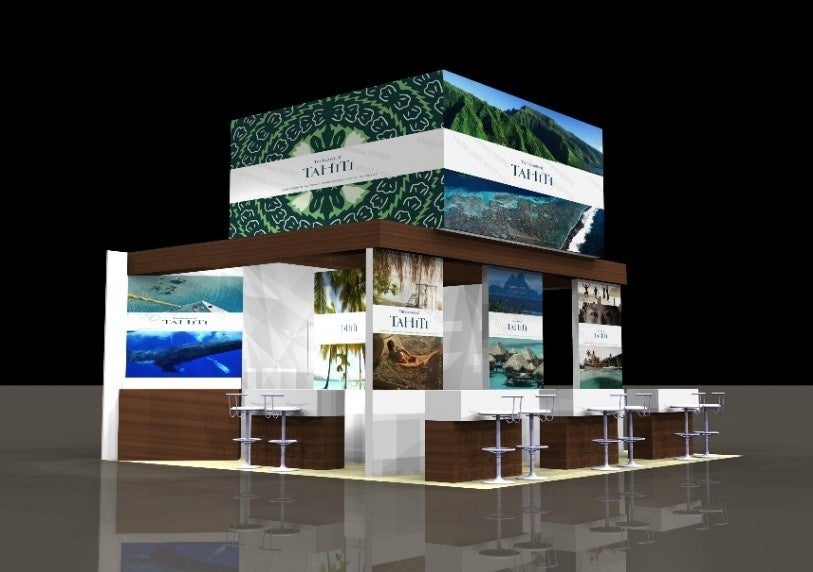 ※タヒチ観光局ブース イメージ図