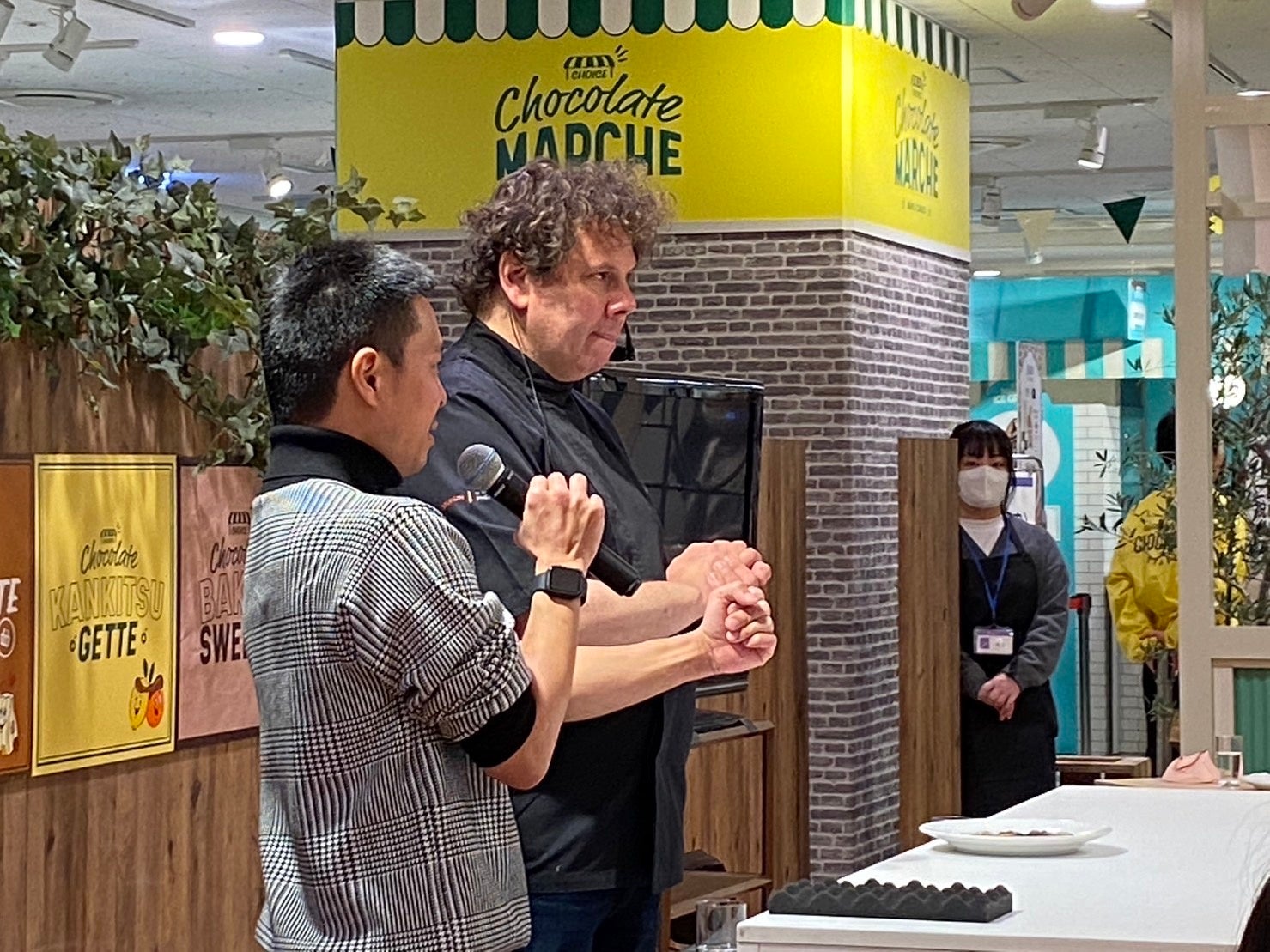 阪急うめだ本店でのテイスティングセミナーの模様