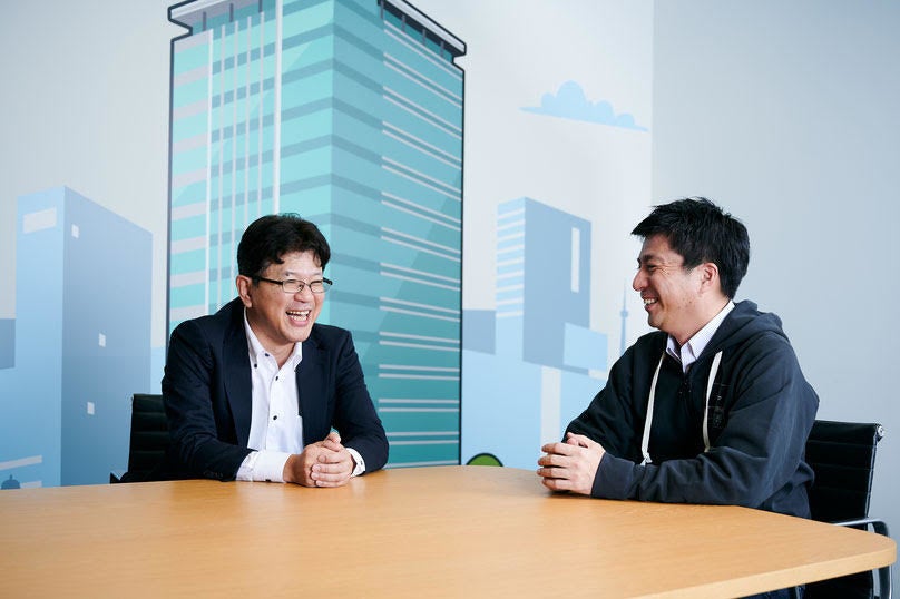 「企業対抗麻雀協会」理事のサイバーエージェント社長・藤田晋氏とクレデイセゾン社長・水野克己氏