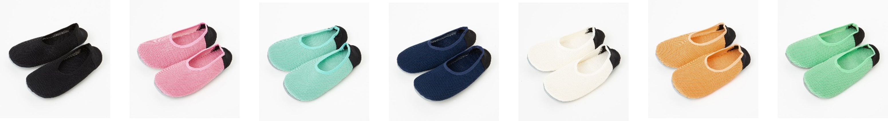 ブラック、ライトピンク、ミントグリーン、ネービー、ホワイト、ライトオレンジ、ペイルターコイズ