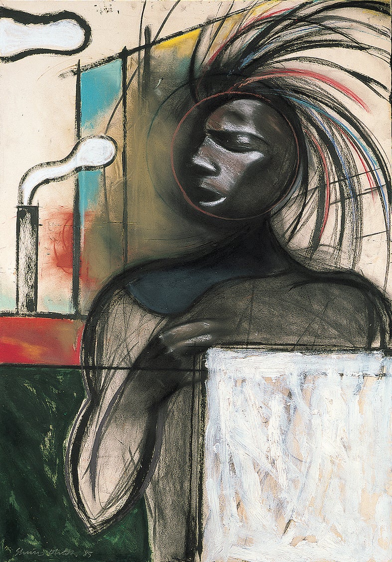 大竹伸朗《Musician》1985年 ©Shinro Ohtake, Courtesy of Take Ninagawa, Tokyo