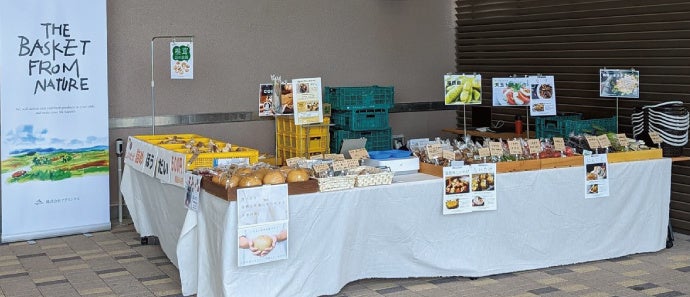 マルシェ会場の様子