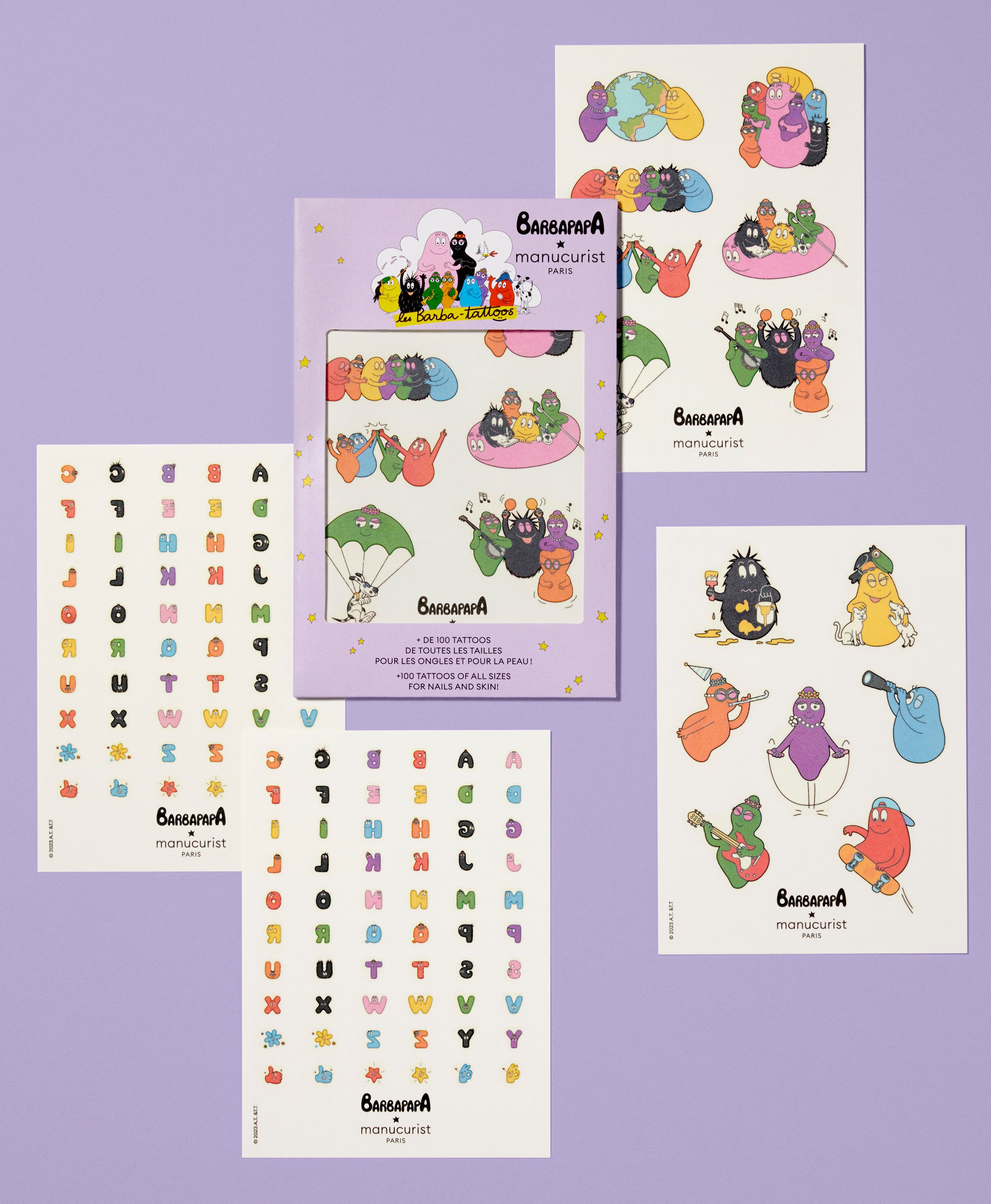 タトゥー & ネイルシール　4枚入り ¥2,970(税込)　　　　　　　※2024年4月発売予定