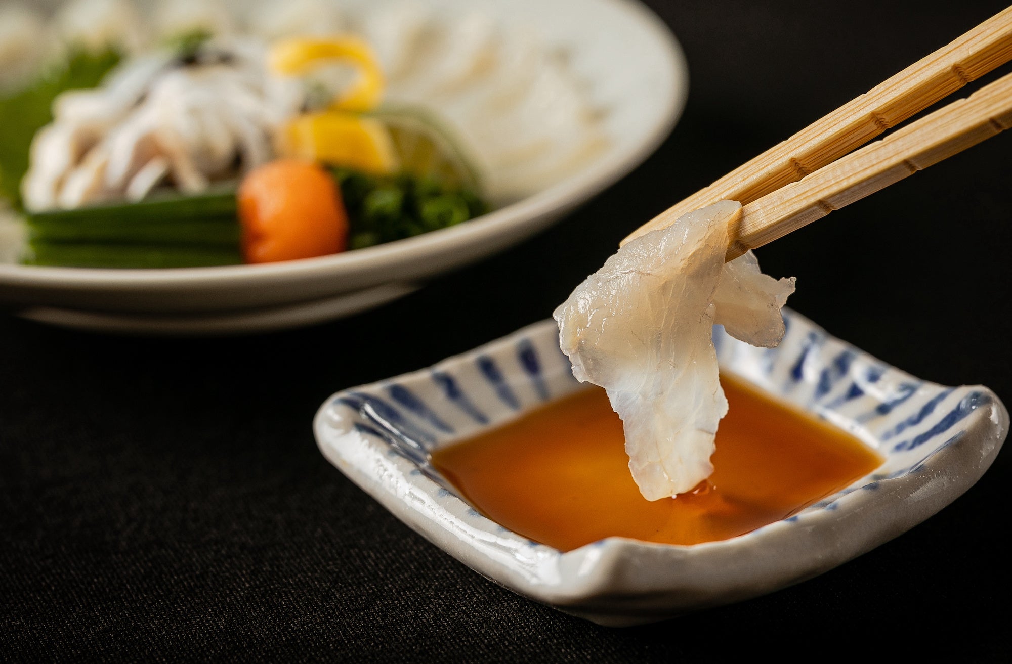 河豚のうす造り