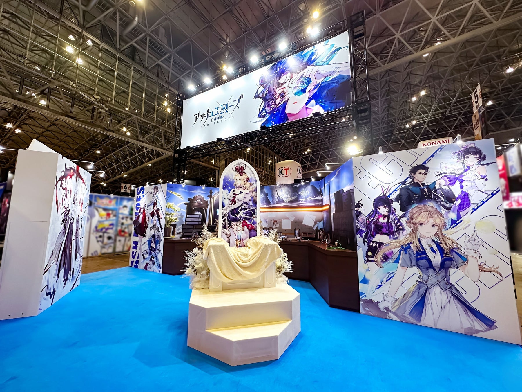 『アッシュエコーズ』が東京ゲームショウ2023に出展!青く洗練されたデザインブースを公開! 『アッシュエコーズ』が東京ゲームショウ2023に出展!青く洗練されたデザインブースを公開!