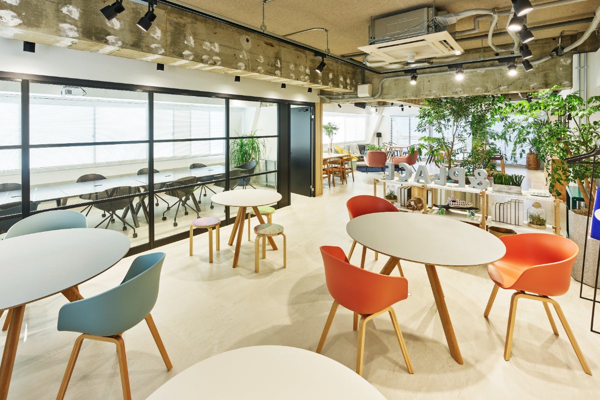 ▲イベントやワークショップ、各種ミーティング等、レイアウトをかえることで様々なシーンへ対応可能なレイアウト