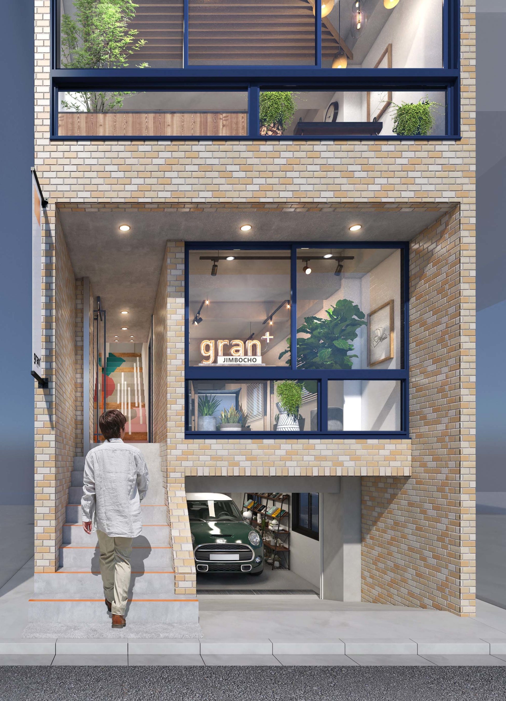 ▲gran+JIMBOCHO 外観イメージ
