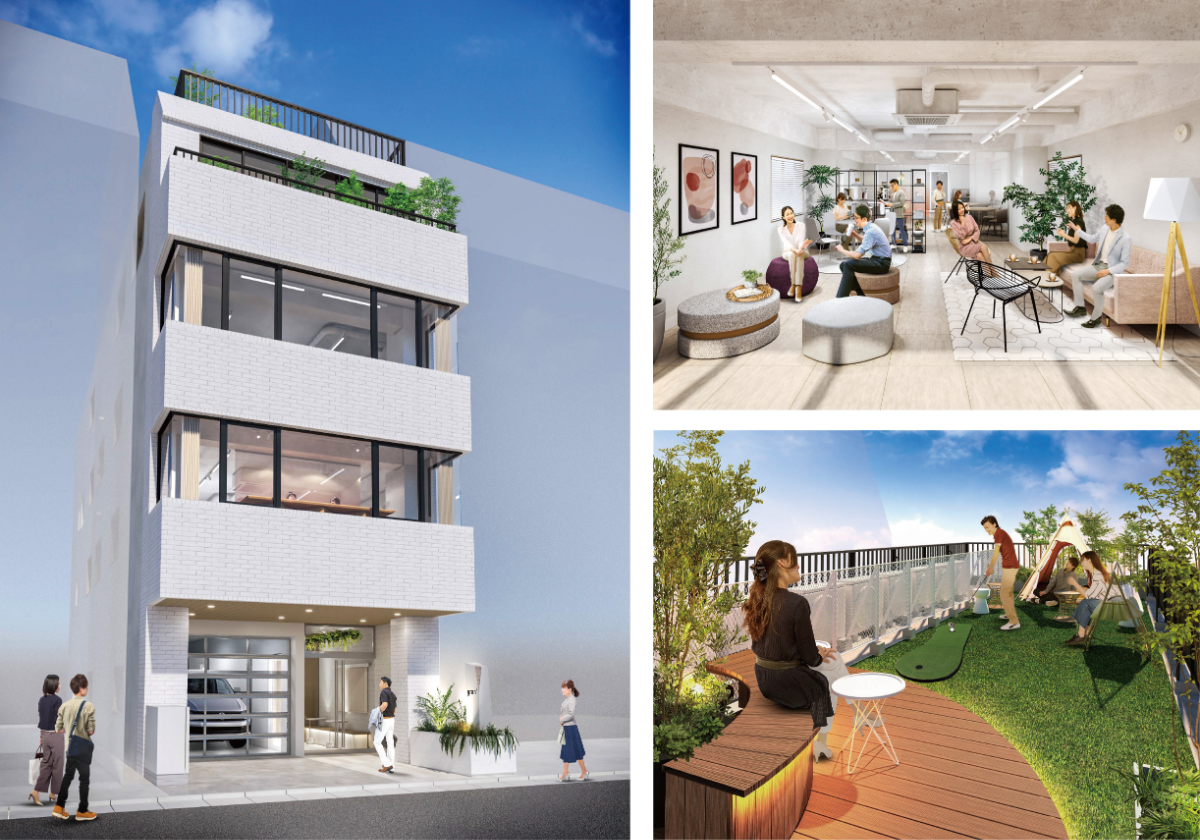 ▲gran+OCHANOMIZU　外観・内観イメージ