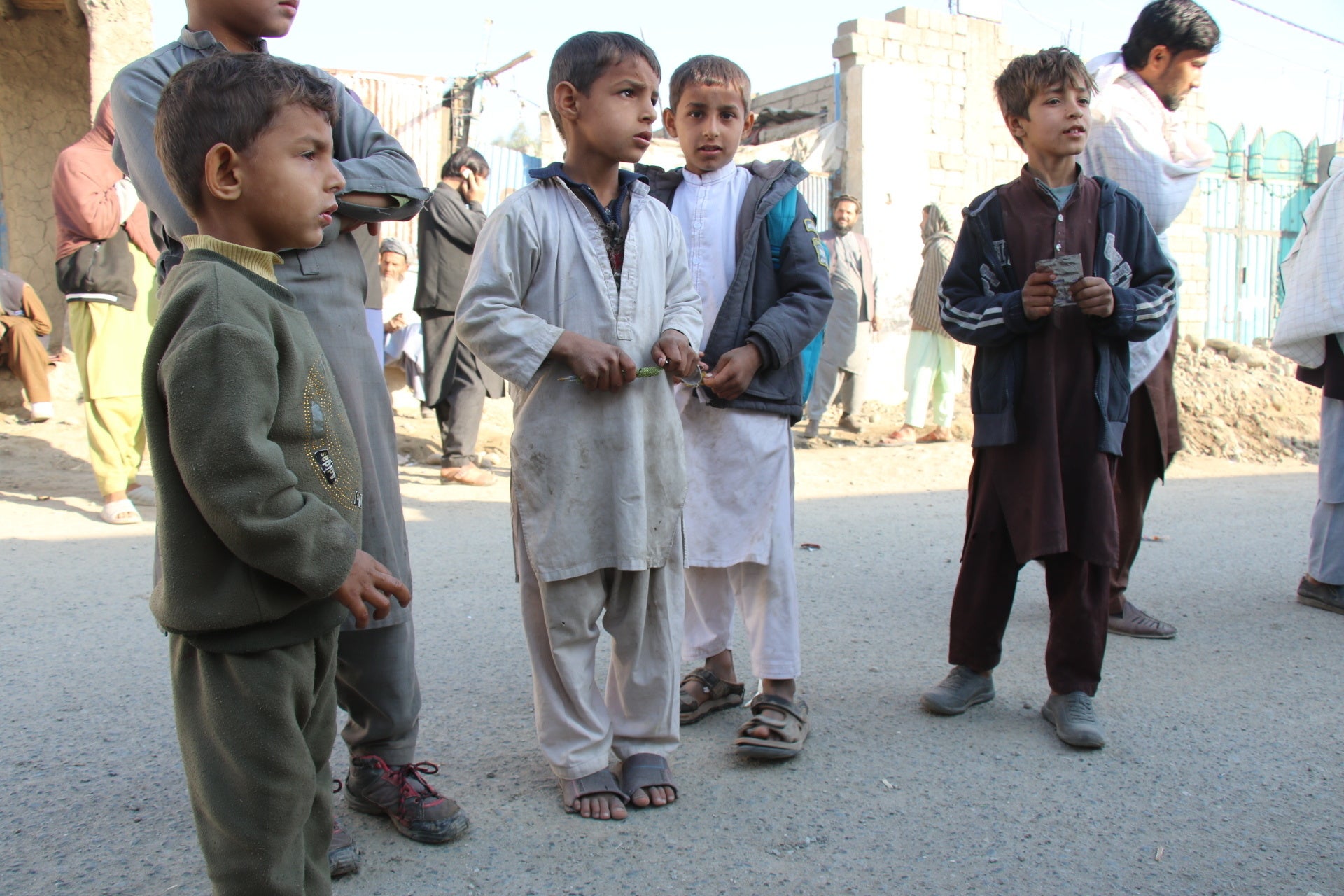 深刻な食糧難により、特に子どもの栄養失調が目立ちます