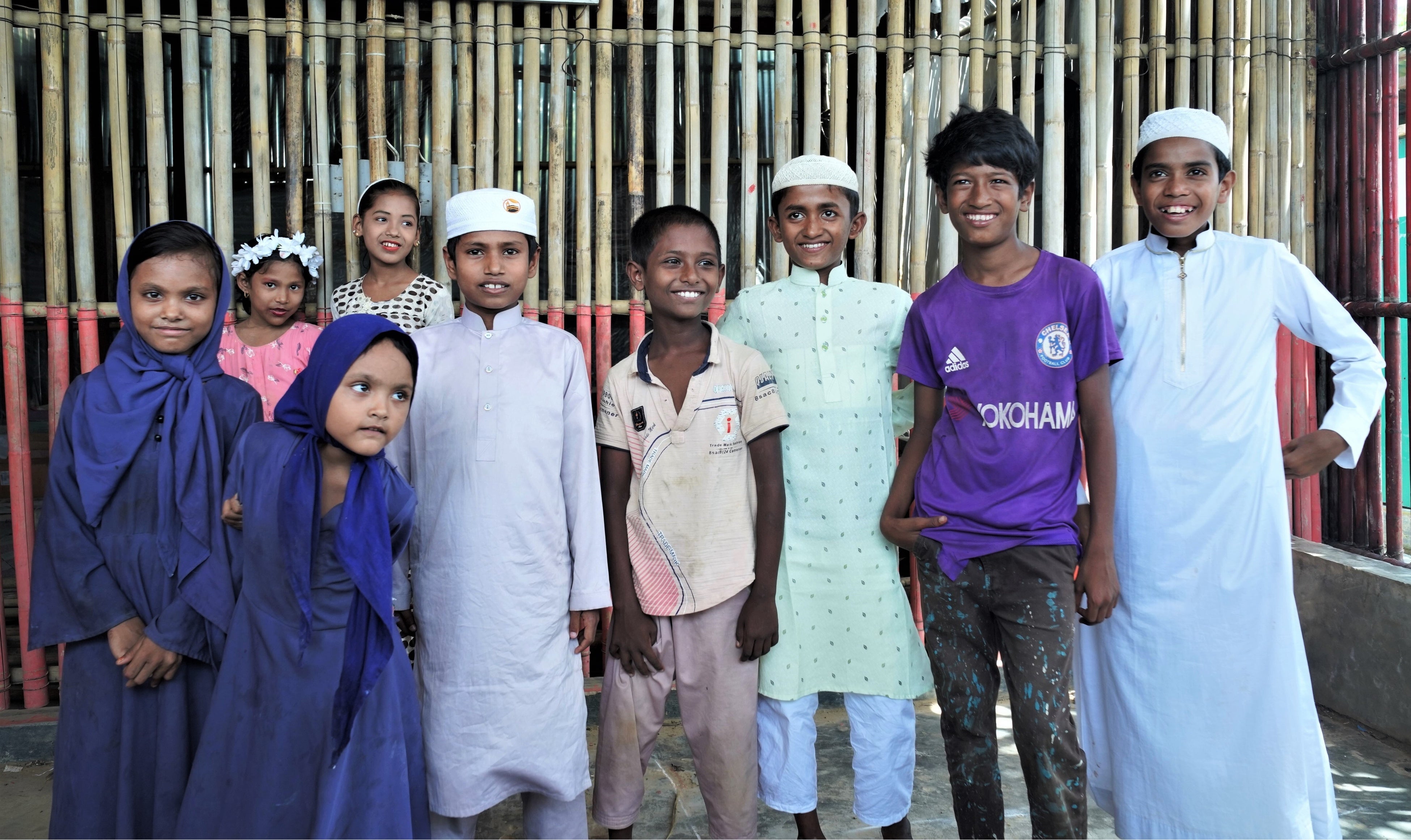 ロヒンギャ難民の子どもたち