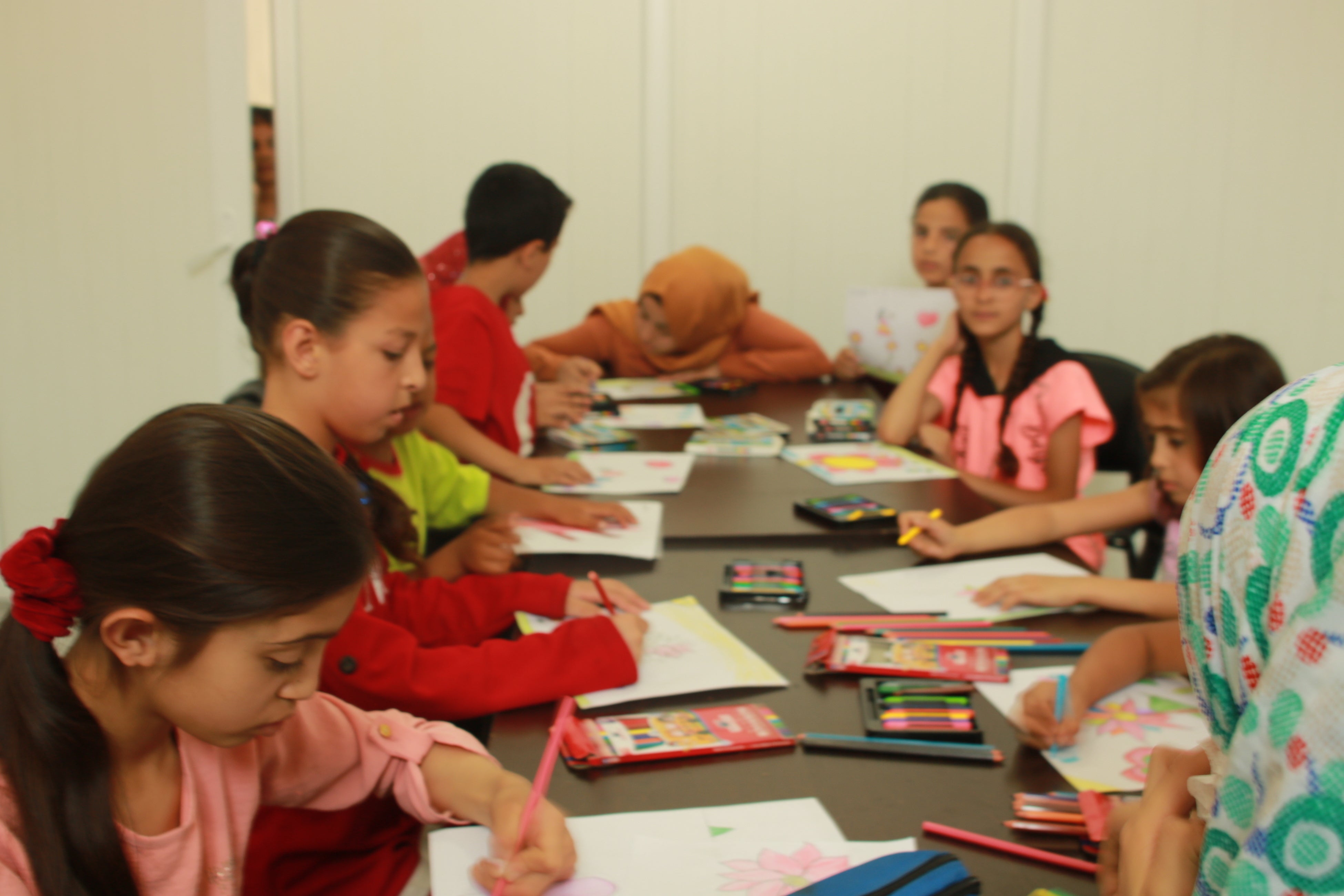 AARがトルコで運営するコミュニティセンター（現在閉鎖）に通うシリア難民の子どもたち