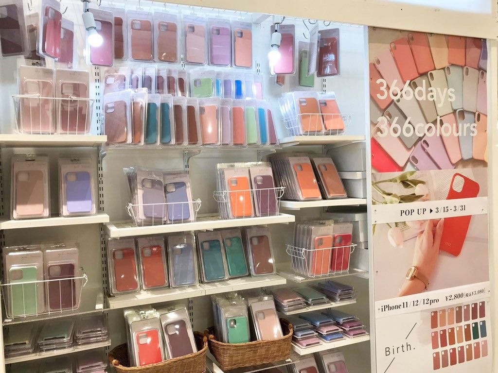 Birth.ポップアップストア(大阪店 開催時)の様子