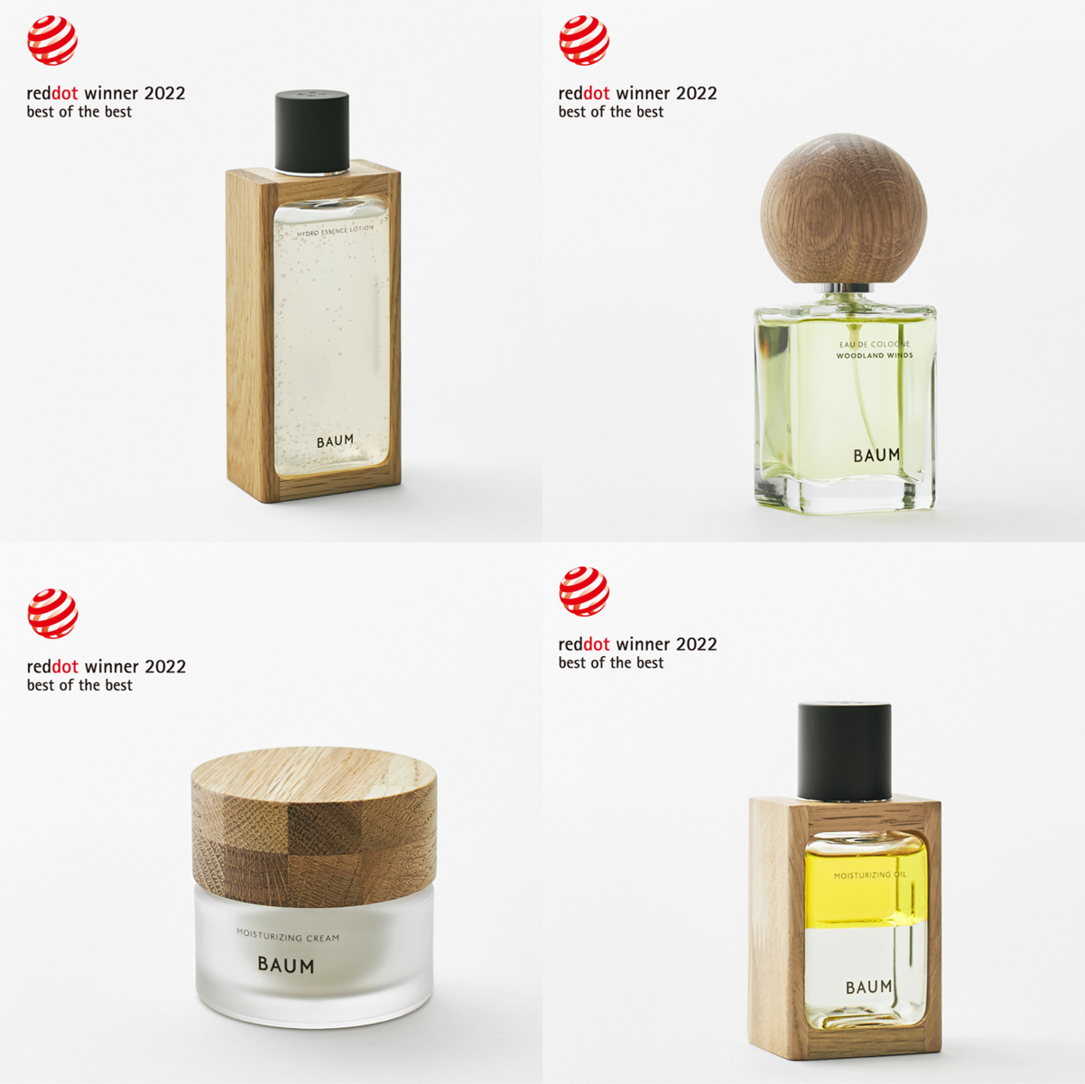 資生堂のグローバルブランド「BAUM」が”Red Dot Design Award”の