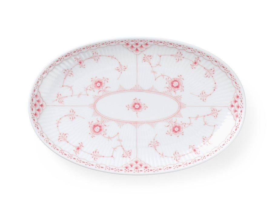 コーラルフルーテッド ハーフレース オーバルディッシュ