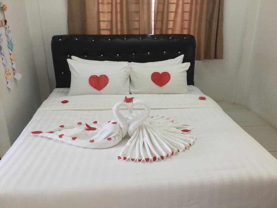 おもてなしを兼ねたベッドメイキング