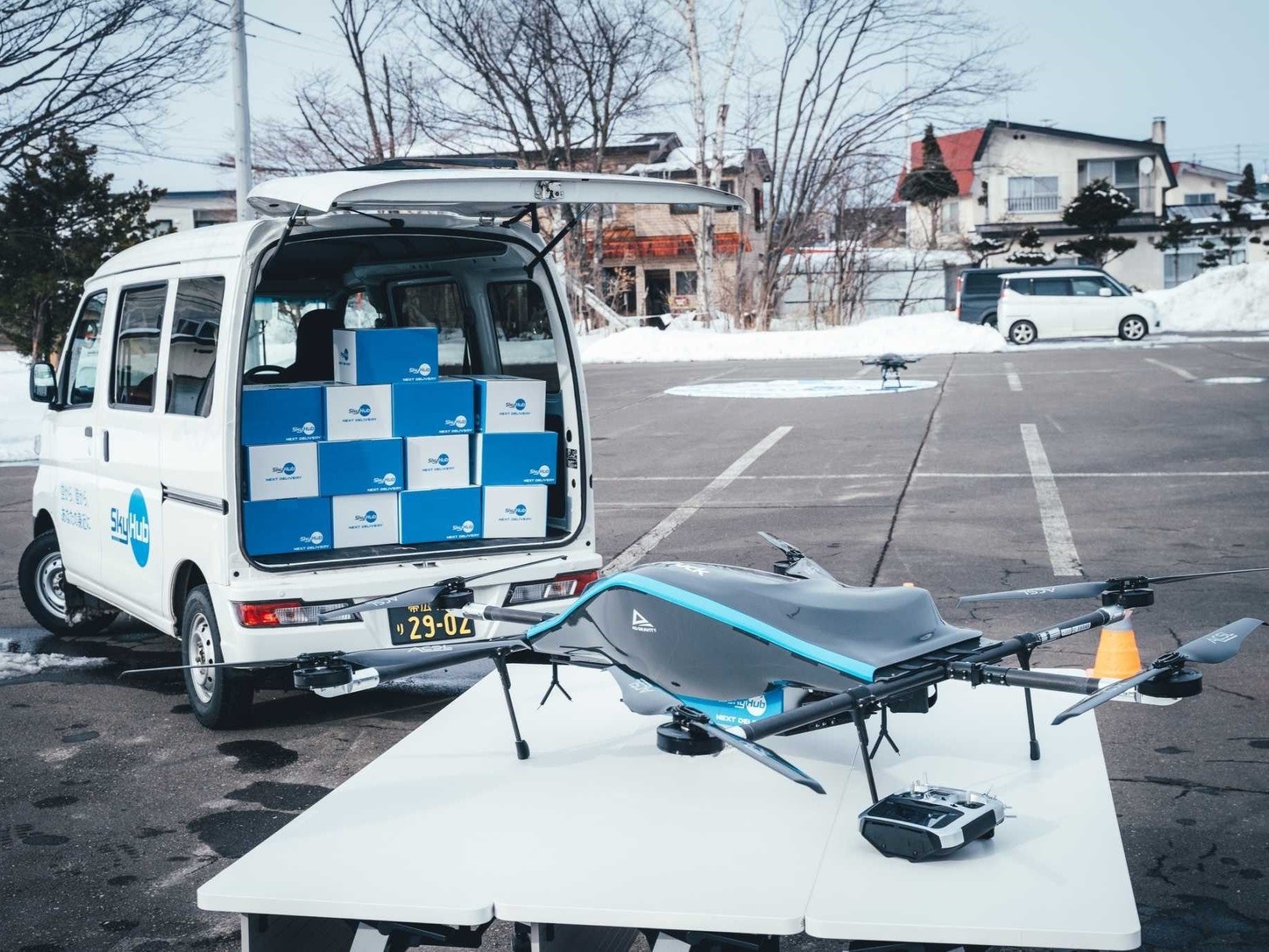 NEXT DELIVERYが全国で推進するSkyHub®は車とドローンのハイブリッドな物流プラットフォーム