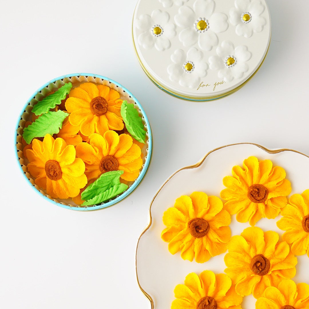 【父の日2022】お花のぼうろ3缶セット（ヒマワリ）／3,800円（税込）