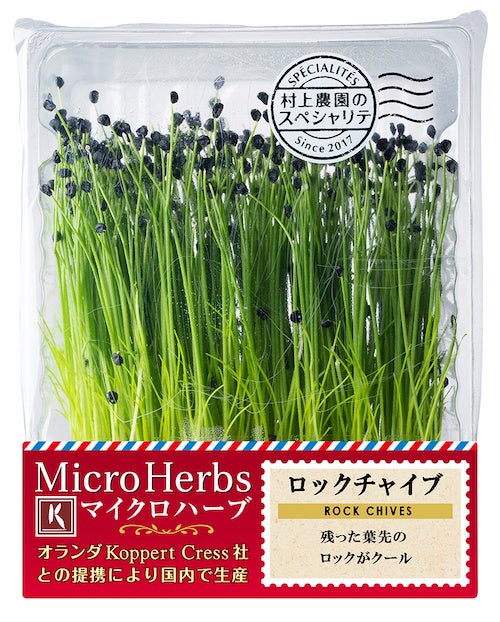 マイクロハーブ「ロックチャイブ」パッケージ