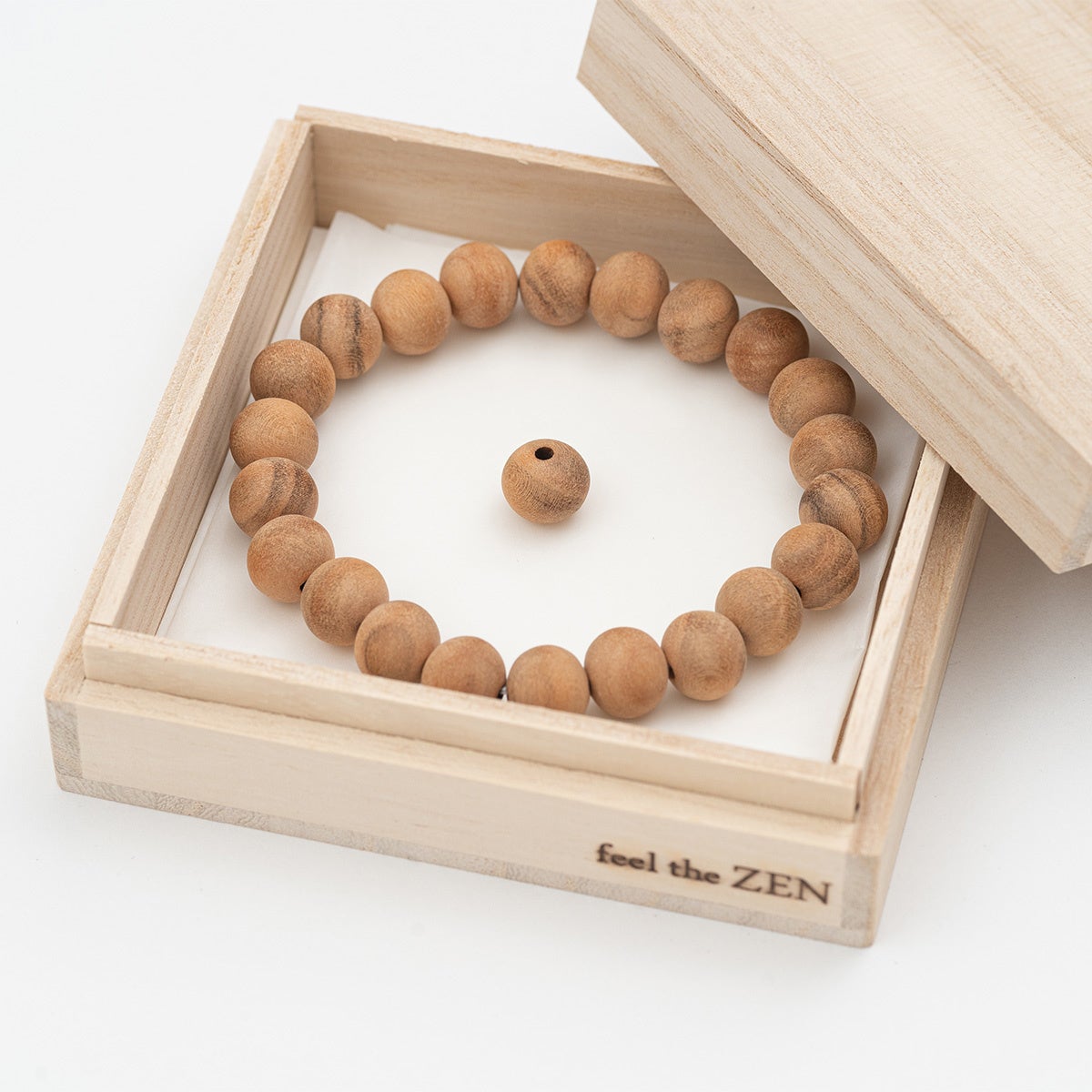 お守り念珠_仏像木ブレス (10mm珠22)